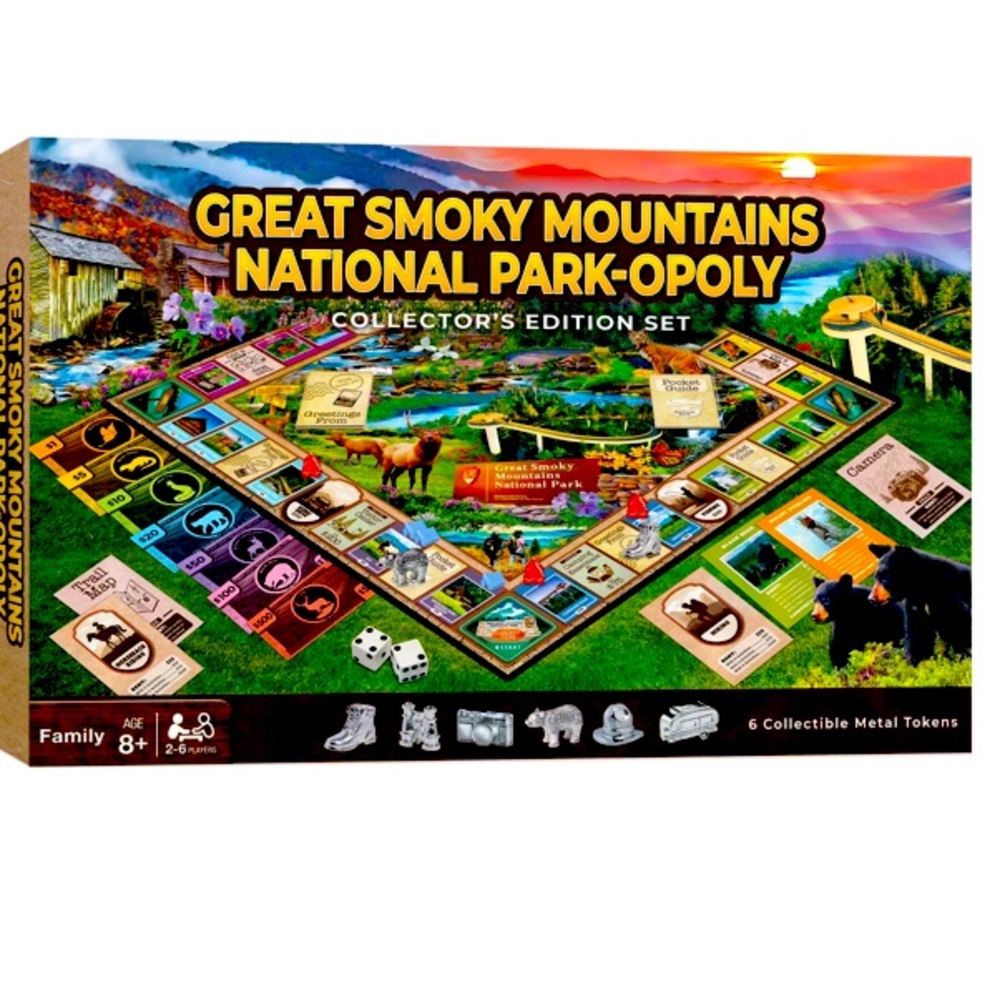 ⛰️🎲⛰️ LETS PLAY❗️ “GREAT SMOKY MOUNTAINS” NATIONAL PARK OPOLY GAME❗️⛰️🎲⛰️ - Picture 1 of 4